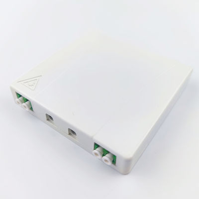 2 Core LC APC Plastic Faceplate Fiber Optic Socket Panel per interni in rete FTTH