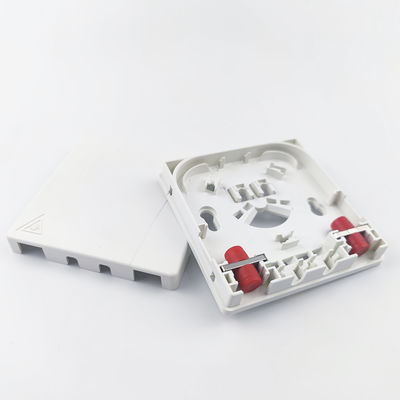 114*85*21mm FC/UPC Plastic Fiber Optic Faceplate Socket Panel per reti FTTH interne