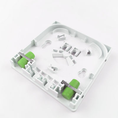 Pannello di presa in fibra ottica per rete FTTH interno 2 core FC APC pannello di plastica direttamente