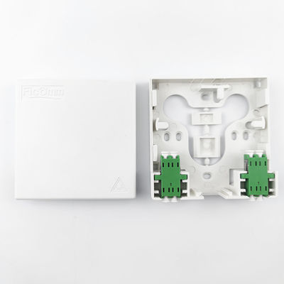 Best 2 Core LC APC Plastic Fiber Optic Faceplate Socket Panel per rete LAN cablata 5