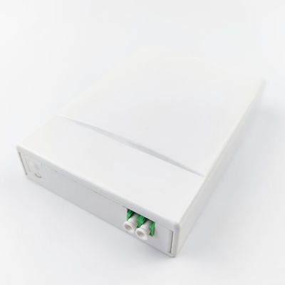 2 nuclei LC APC Fibra ottica di plastica pannello di presa per FTTH White Time 5 anni