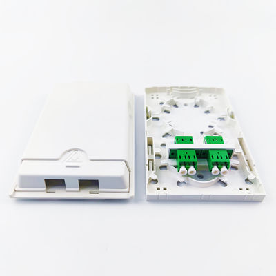 132*83*25 ABS PC 2 Core LC APC Fibra ottica Faceplate Socket Panel per apparecchiature ottiche