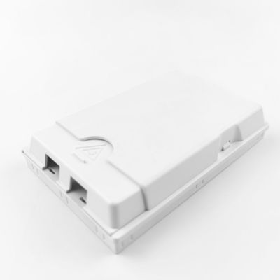 Applicazioni FTTH 2 Core Fibra ottica di plastica Pannello di presa della facciata 131*84*24 ABS/PC