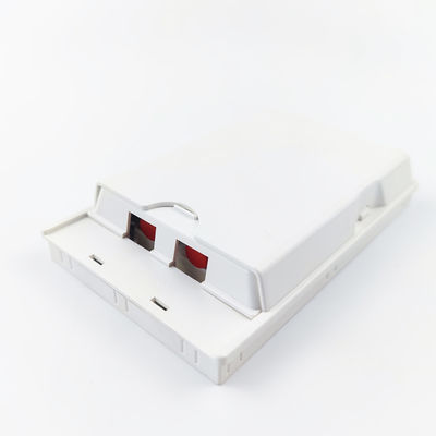 Applicazioni FTTH 2 Core Fibra ottica di plastica Pannello di presa della facciata 131*84*24 ABS/PC