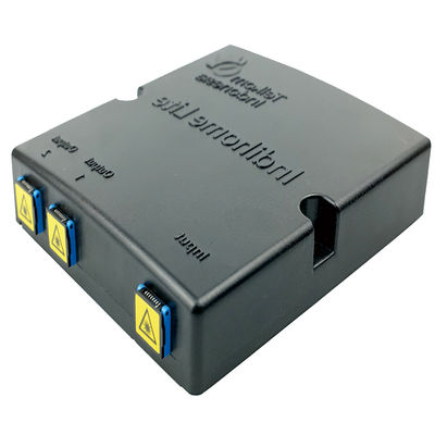 Pannello di presa di fascia di fibra ottica di plastica nera per FTTH 2 Core SC UPC PC