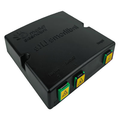 FTTH 2 Core SC APC Fibra ottica di plastica Splitter Faceplate Socket Panel con 3 volte