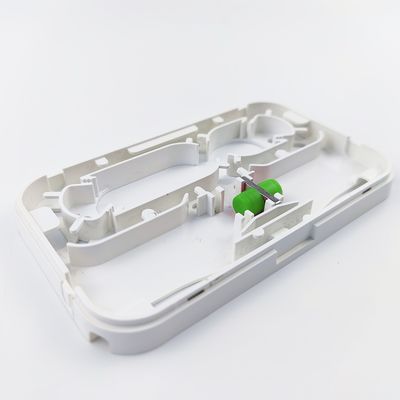 Pannello di presa di fascia di fibra ottica in plastica bianco/grigio FC APC per rete FTTH interna