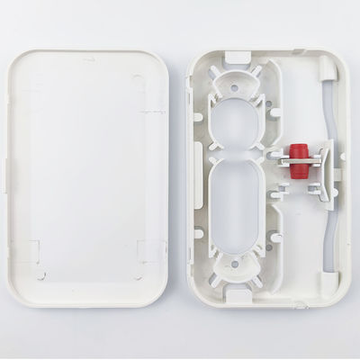 148x88x15 Fibra ottica pannello di presa di facciata per rete FTTH interna materiale plastico