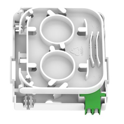 Bianco / Grigio 1 Core LC APC Tipo Fibra Ottica Placca di Faccia per Connessione FTTH Indoor