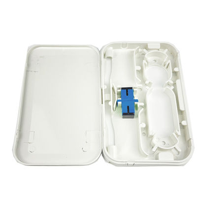 Applicazioni di rete FTTH pannello di presa di fibra ottica in plastica per interni bianchi