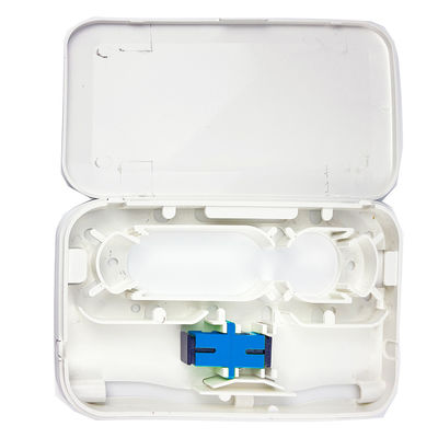 Applicazioni di rete FTTH pannello di presa di fibra ottica in plastica per interni bianchi