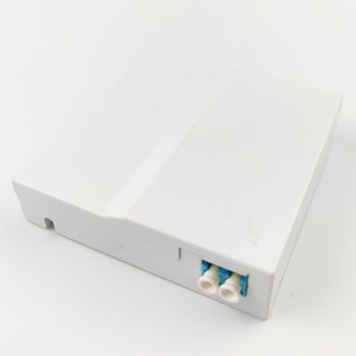 1 porta LC UPC Fibra ottica di plastica pannello di presa per l'installazione FTTH senza saldature