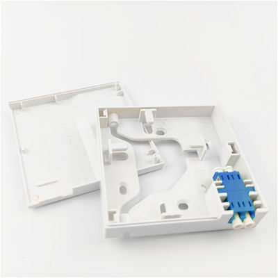 1 porta LC UPC Fibra ottica di plastica pannello di presa per l'installazione FTTH senza saldature