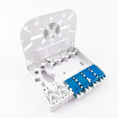 102*81*30mm LC/UPC Plastic Fiber Optic Faceplate Socket Panel per reti FTTH interne