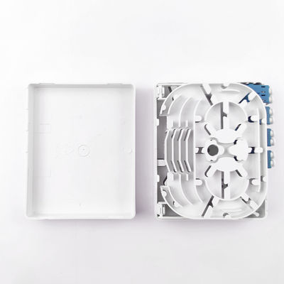 102*81*30mm LC/UPC Plastic Fiber Optic Faceplate Socket Panel per reti FTTH interne
