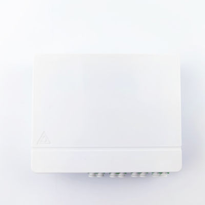 FTTH Network Compatible Fiber Optic Socket Panel 4 Core ABS PC Material per interni