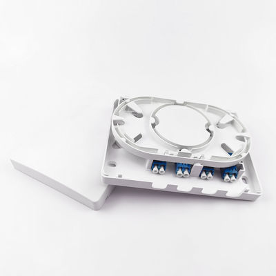 150*110*30mm Rete FTTH Indoor 4 Core LC UPC Fibra ottica di plastica