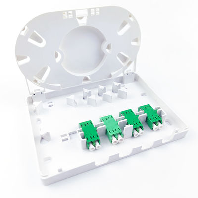 5 Fibra ottica pannello di presa della facciata 4 Core per interni in rete FTTH realizzati in PC/ABS