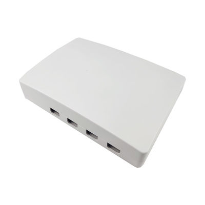 4-Core SC APC Plastic Fiber Optic Faceplate Socket Panel per interni in rete FTTH