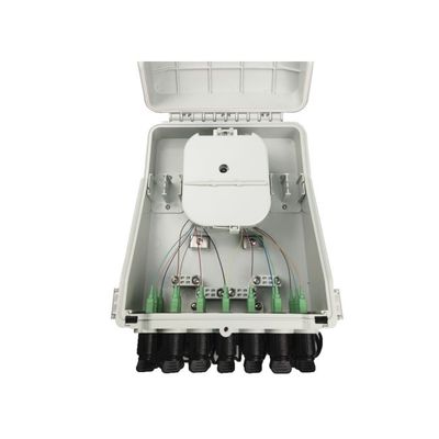 24Core IP65 FTTH a parete/a poli di distribuzione in fibra ottica PC Materiale ABS
