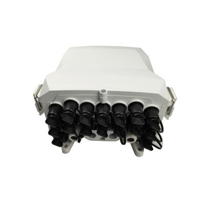 24Core IP65 FTTH a parete/a poli di distribuzione in fibra ottica PC Materiale ABS