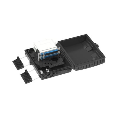PC ABS Materiale CATV IP65 Casella di distribuzione per fibre ottiche montata a parete/a poli