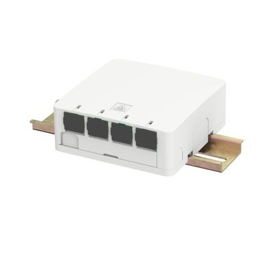 4-Port SC Indoor Fiber Socket Wall/DIN-Rail montato per rete FTTH 5 garantito