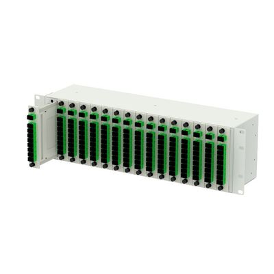 16 slot Cassetta tipo standard Splitter Sub-Rack per la rete in FTTH Racks Inclosure