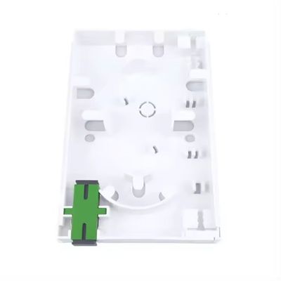 Tempo 5 anni 2-Core SC APC Plastic Fiber Optic Faceplate Socket Panel per la rete FTTH