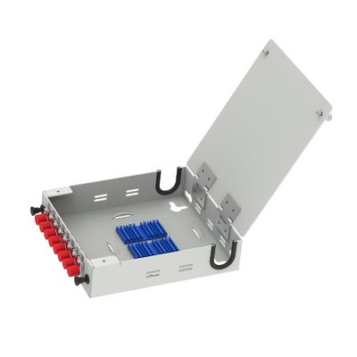 FTTX Acciaio laminato a freddo 8 nuclei Fibra ottica FTTH Terminal Box per la distribuzione in rete