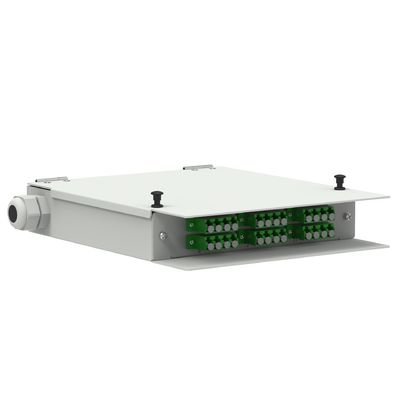 Rete di acciaio laminato a freddo ODN Power LC APC Tipo 12 Core Fibra ottica FTTH Terminal Box