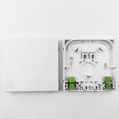 2 nuclei FC APC Fibra ottica di plastica pannello di presa della facciata per la rete FTTH ODN Density